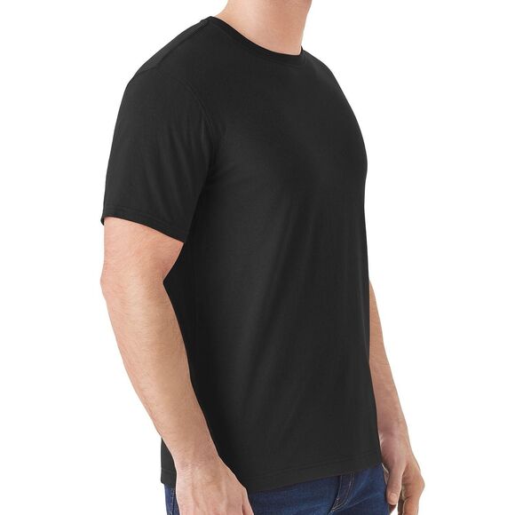 Member's Mark Men's Essential Crew Tee In Black Size 3XL New - Picture 3 of 8
